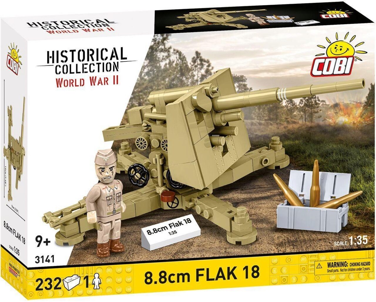 Cobi 3141 1:35 8.8 Cm Flak 18