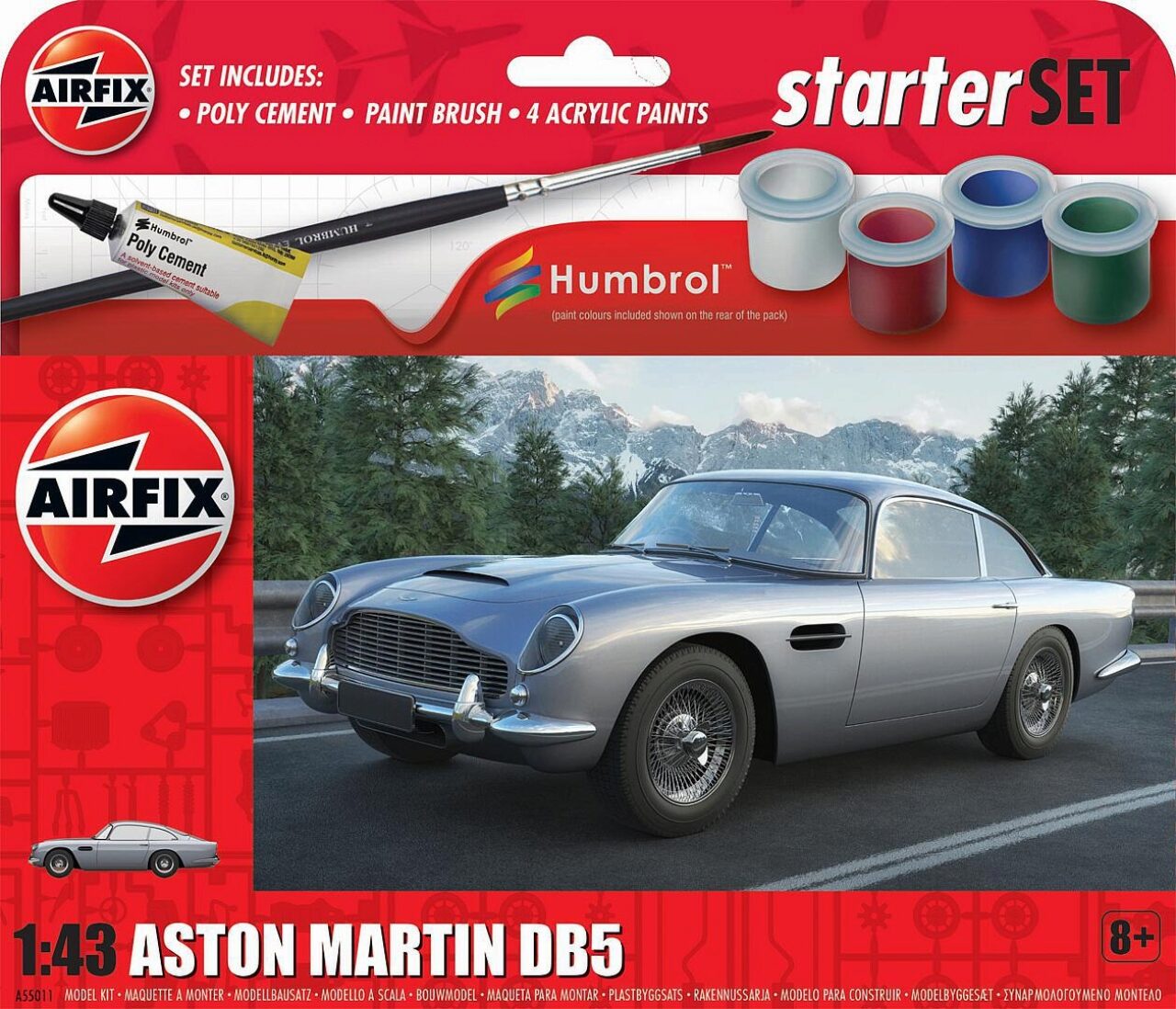 Airfix 55011 - A55011 - Aston Martin DB5 - Starter Set - 1:43 - Bild 6