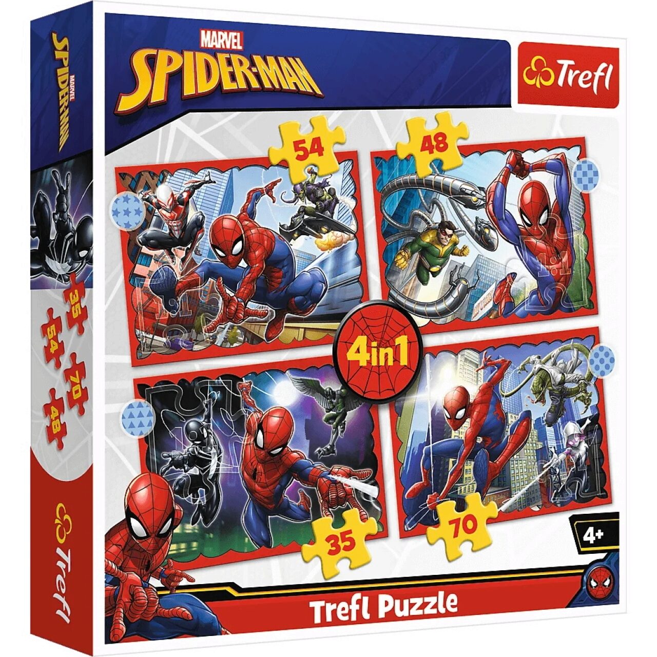 Trefl 4 In 1 Puzzle - Spiderman (Kinderpuzzle) - Bild 5