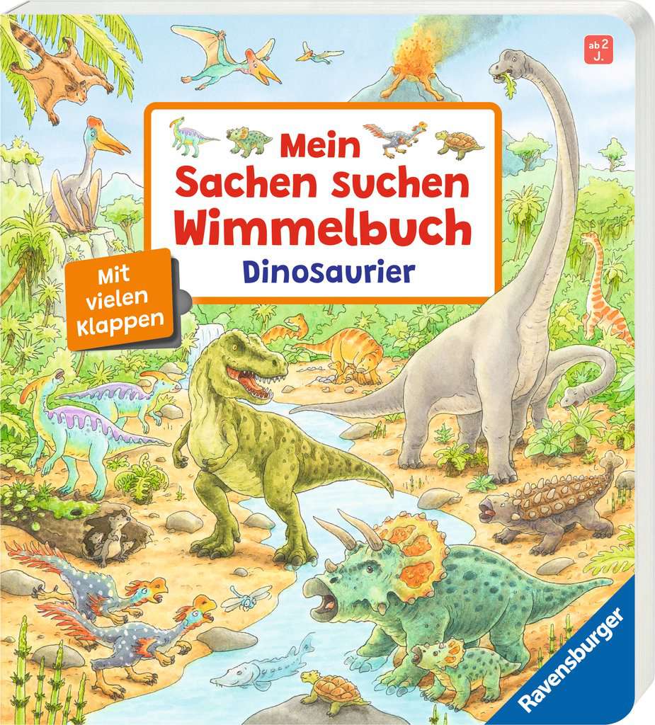 Ravensburger 42219 Mein Sachen Suchen Wimmelbuch: Dinosaurier