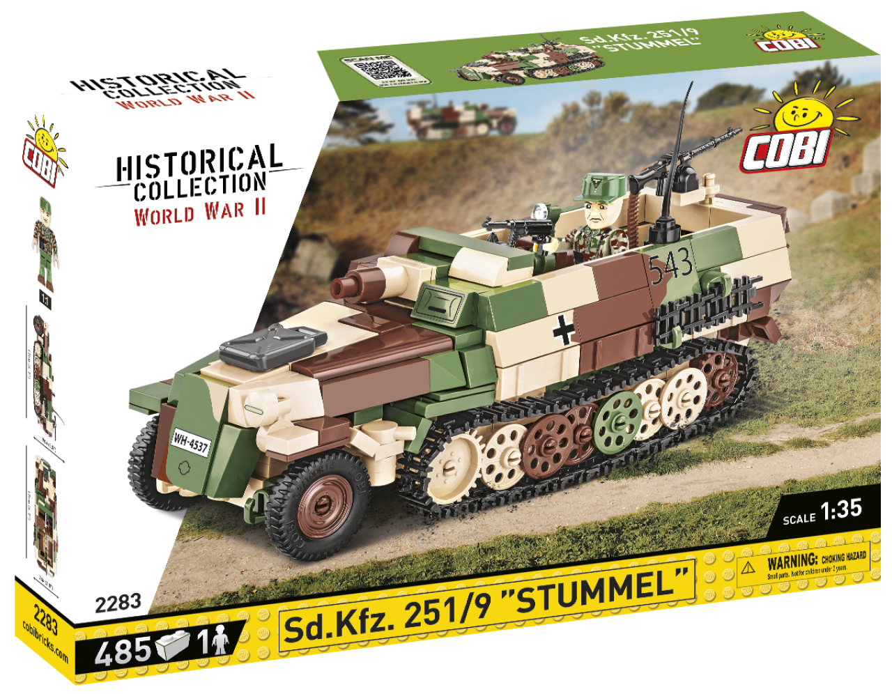 COBI - Konstrukteur Sd.Kfz. 251/9 Stummel, 1/35, 2283 - Bild 4