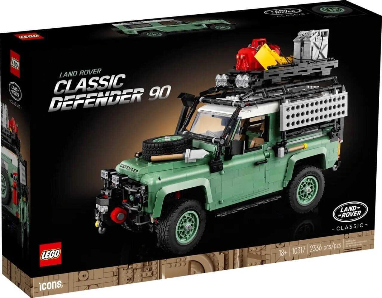 Lego Klassischer Land Rover Defender 90 10317 Bausatz für Erwachsene - Bild 3