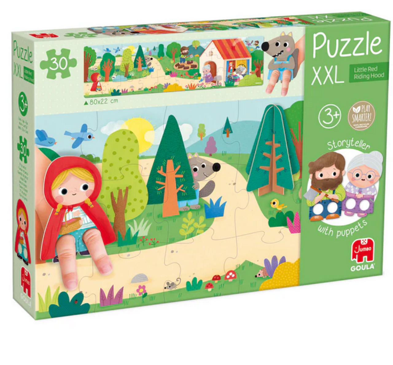 Jumbo Spiele 1110700207 Goula - Kinder Xxl-Puzzle 30 Teile Rotkäppchen