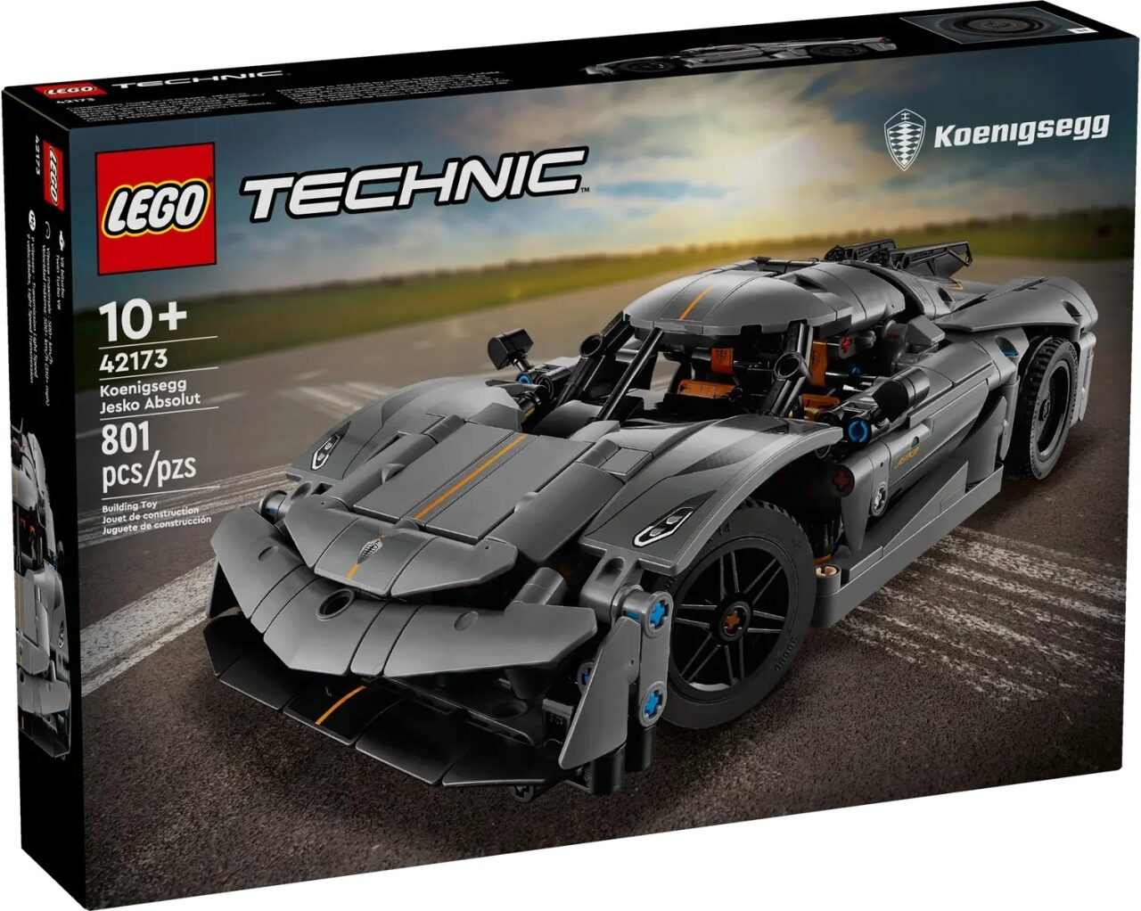 Lego Technic Koenigsegg Jesko Absolut In Dunkelgrau (42173) - Bild 14