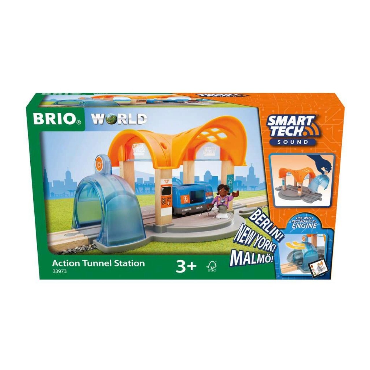Brio Licht 63397300 Smart Tech Sound Bahnhof Mit Action Tunnel - Image 4