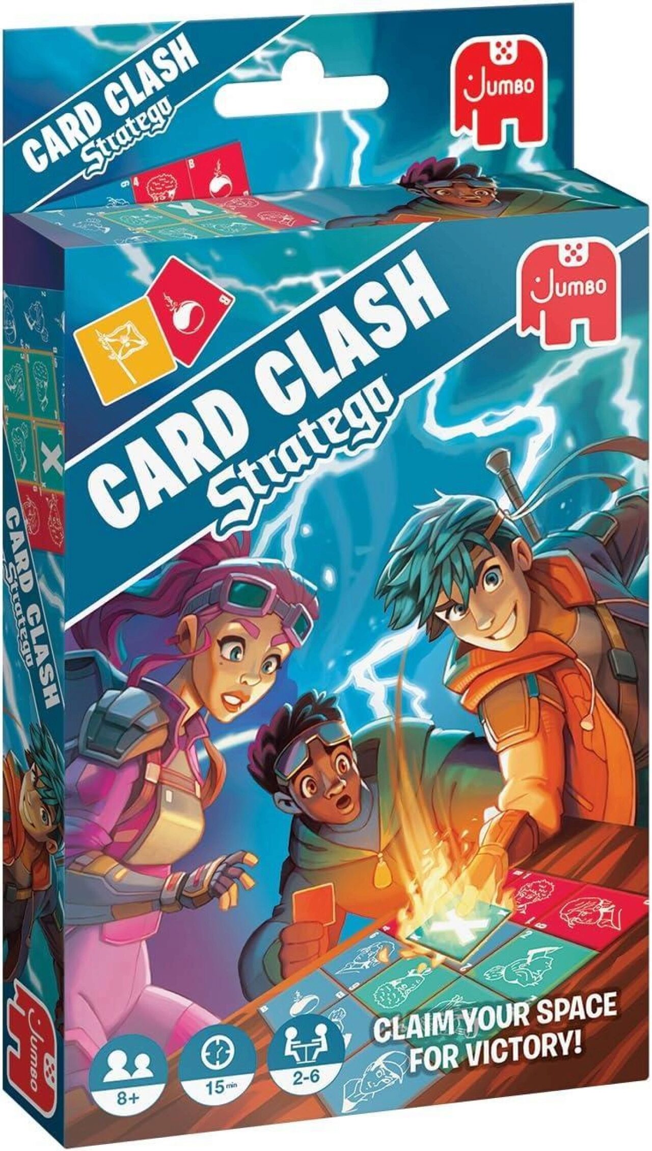 Jumbo Spiele 1110100466 Stratego - Card Clash