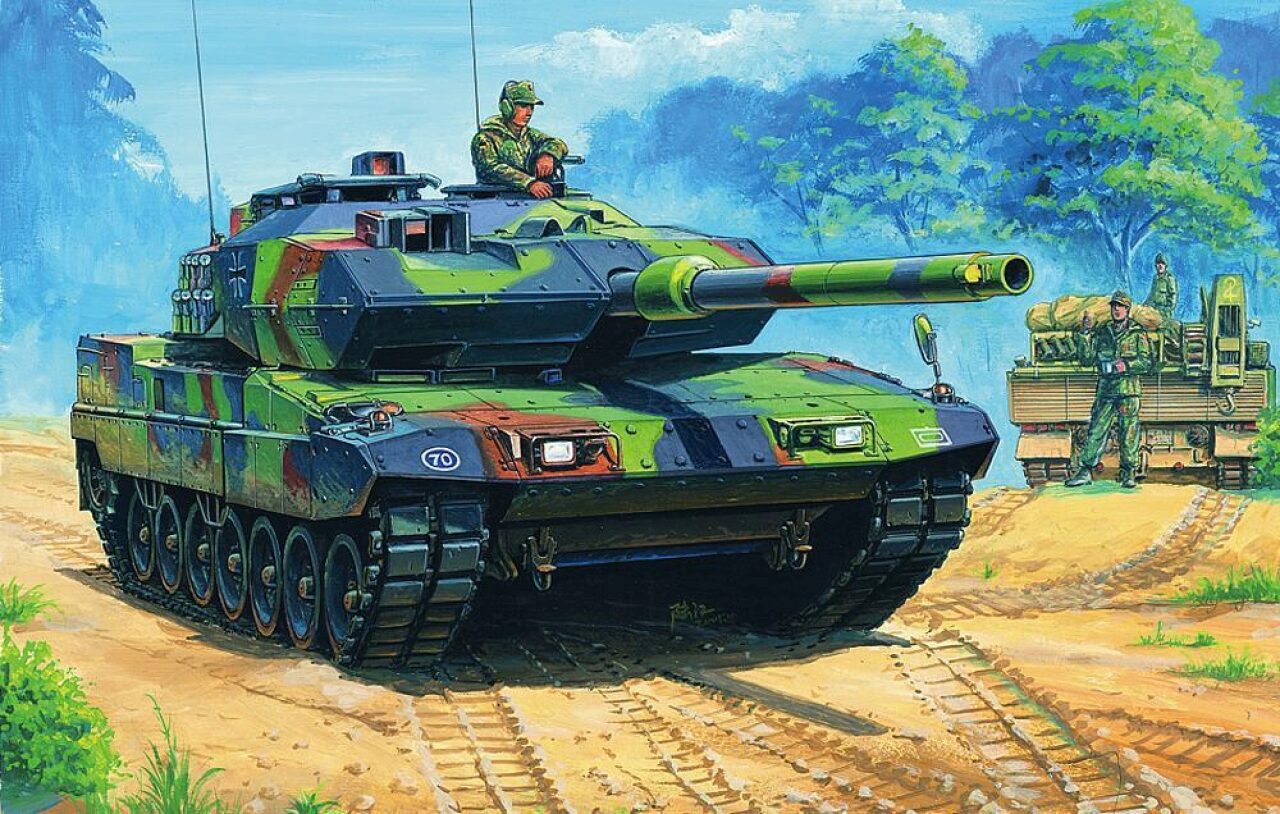 Hobby Boss German Leopard 2 A6ex Tank - Bild 3