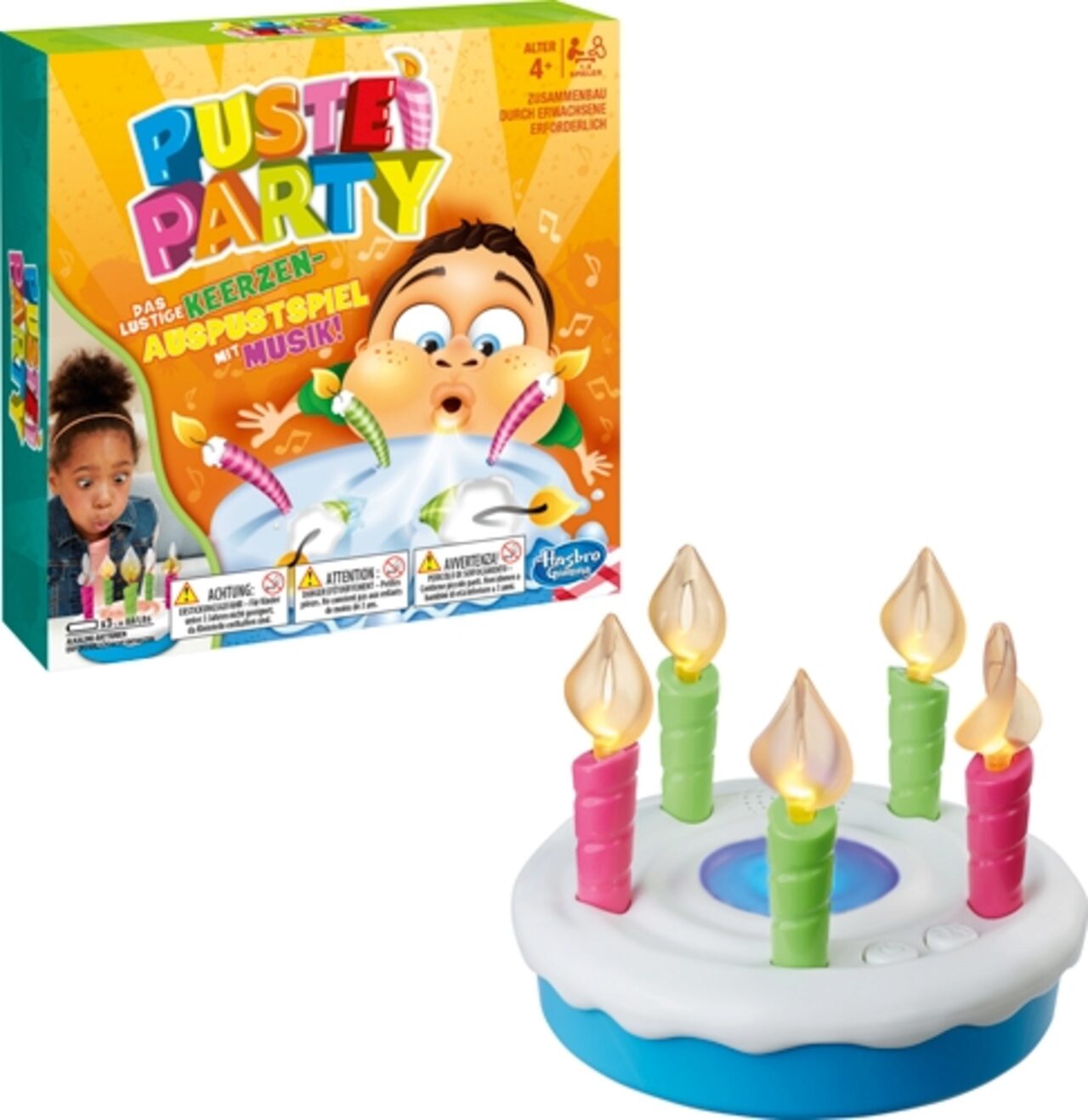 Hasbro E0887100 Puste Party, für 1-4 Spieler, ab 4 Jahren - Bild 5