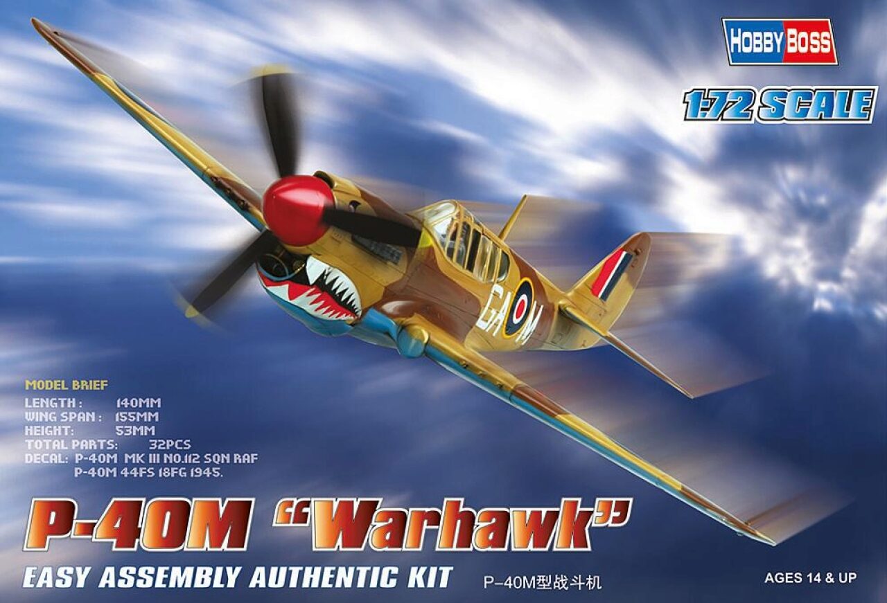 Hobby Boss 080251 1:72 P-40M Kittyhawk