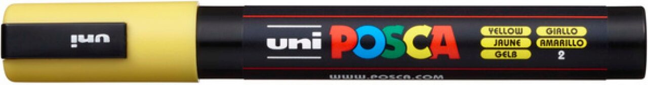 Faber Castell Gelb Faber-Castell 182507 Marker Uni Posca Pc-5M - Bild 4