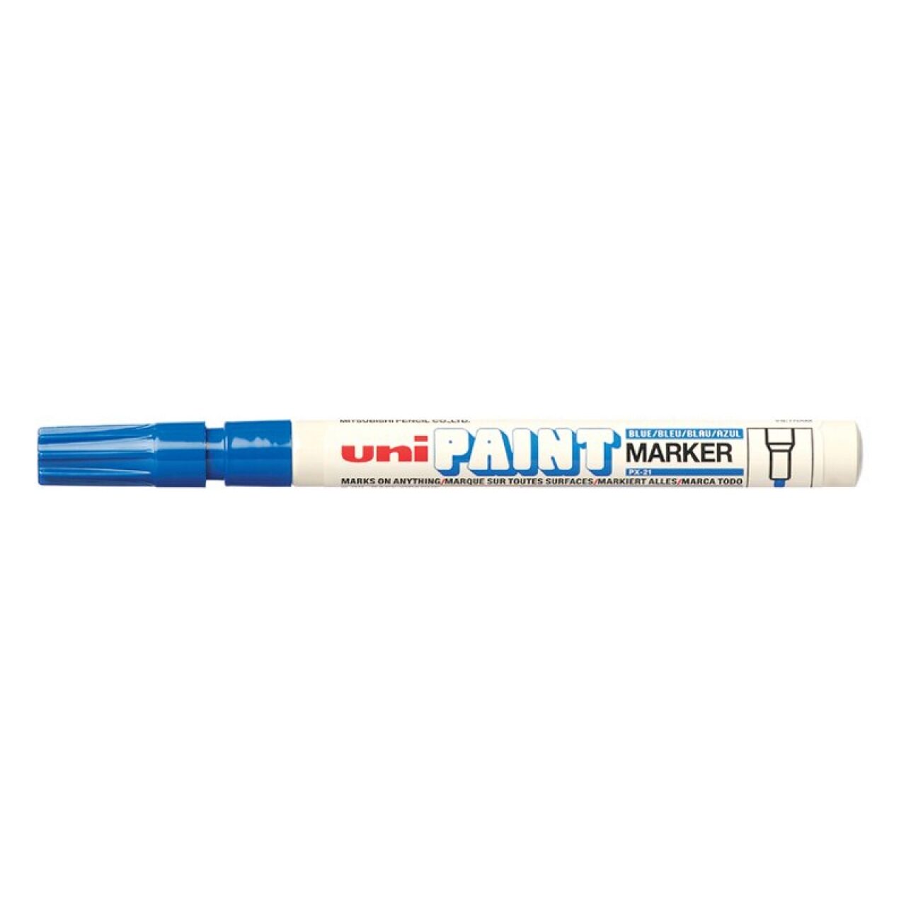 Uni-Ball , Marker, Permanent-Marker Paint (Px-21), Dunkelblau (1X) - Bild 3
