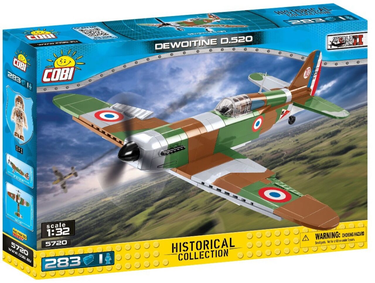 Cobi - Historical Collection - Dewoitine D.520 - Nr. 5720 - ab 9 Jhr. -Ovp- - Bild 3