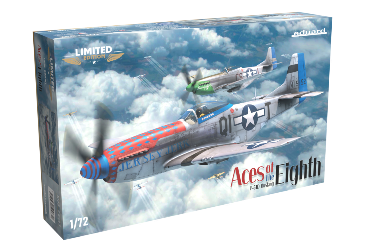 Eduard Plastic Kits 2147 1:72 Aces Of The Eighth Dual Combo