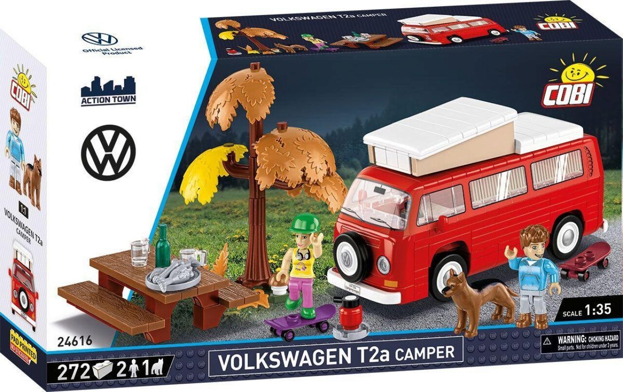 Cobi 24616 Volkswagen T2a Camper Bus Bausatz - Bild 9