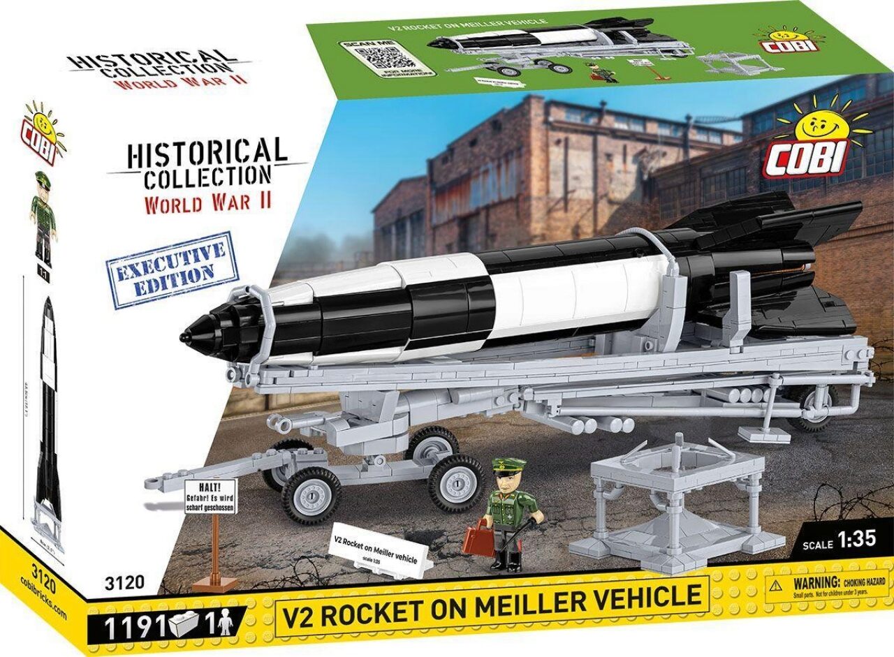 Cobi 3120 1:35 V2 Rocket On Meiller Vehicle - Executive Edition