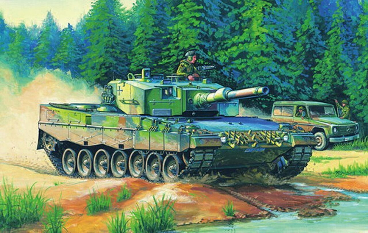 Hobby Boss 82401 German Leopard 2 A4 tank in 1:35 Bausatz Neu+OVP - Bild 3