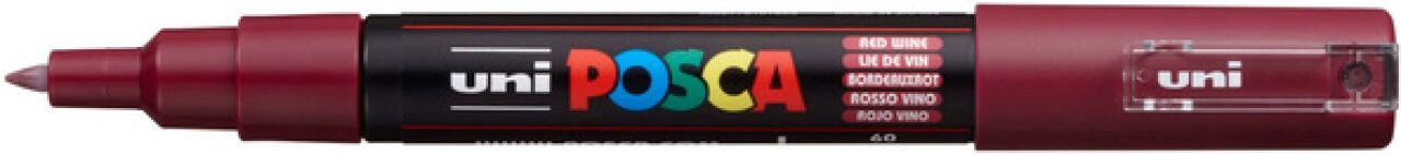 Posca 6X Marker, Extra Fine Marker Pc-1M (1X) - Bild 3