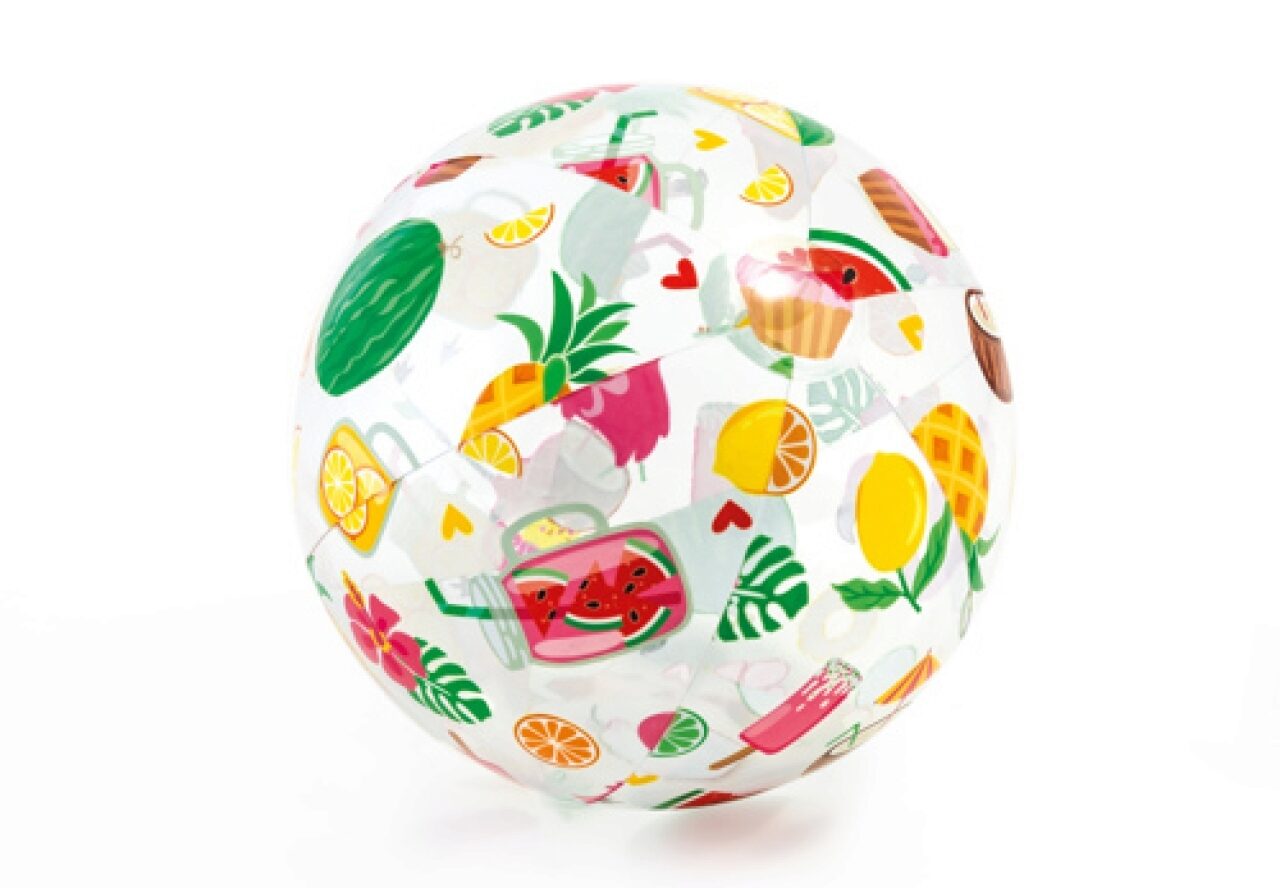 2 Stück INTEX Lively 59040NP Wasserball aufblasbar sortiert NEU - Image 2