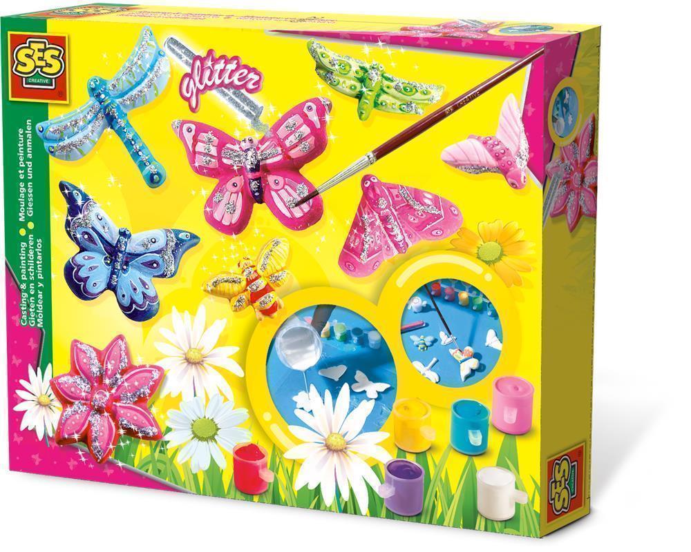 SES Creative - Gieß- und Malset - Schmetterling - 5+ Jahre - Mehrfarbig - Bild 2