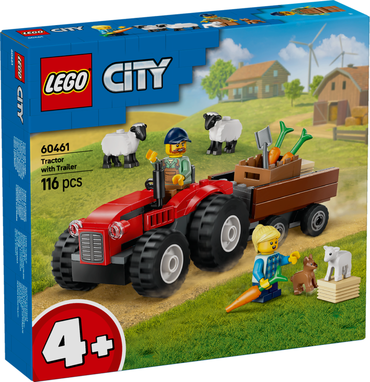 Lego® 4+ Jungen Lego® City 60461Traktor Mit Anhänger