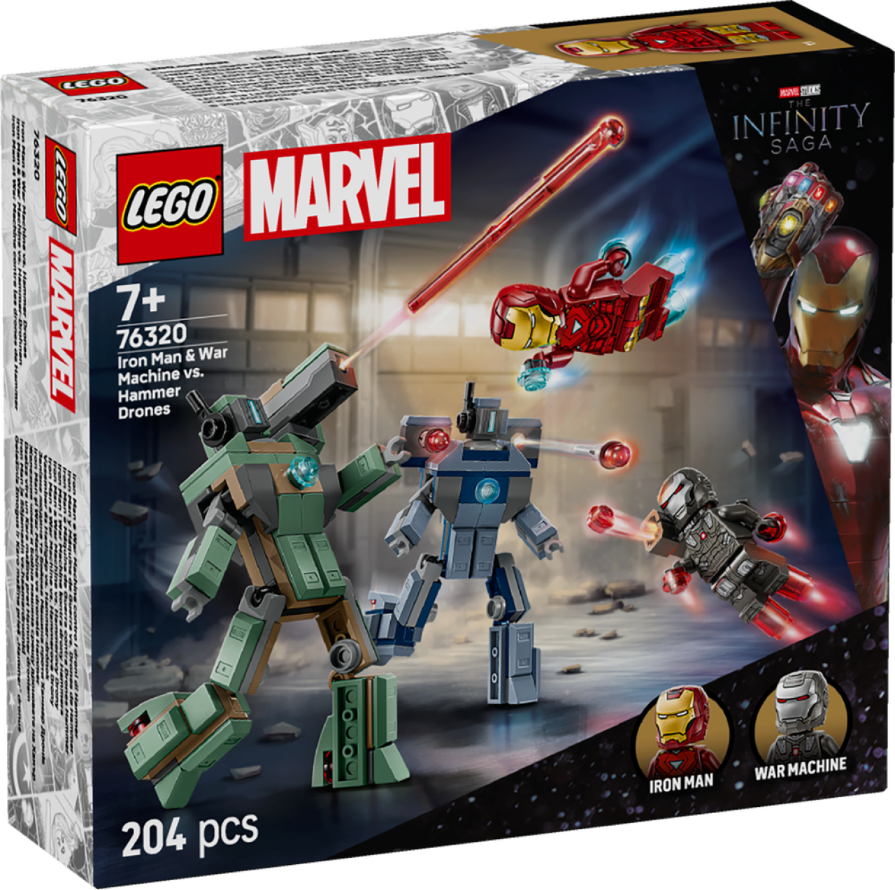 Lego® Rote Marvel™ Iron Man & War Machine Vs. Hammer-Dr - Bild 15