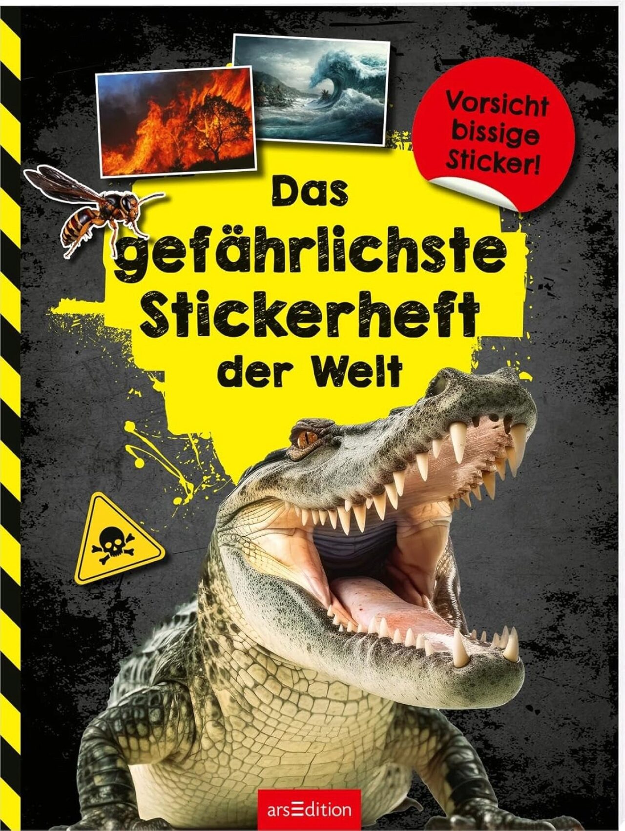 Ars Edition Arsedition 135924 Das Gefährlichste Stickerheft Der Welt