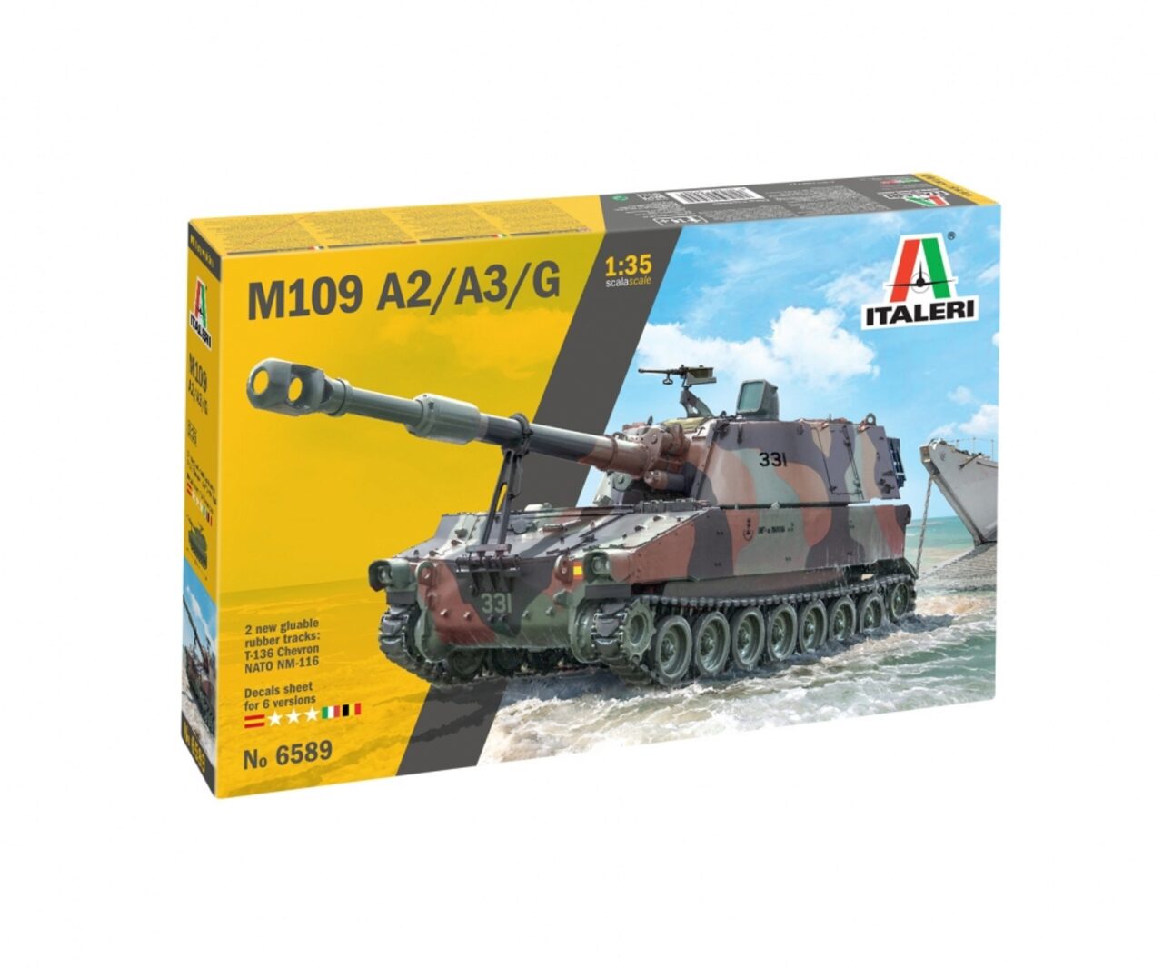 Italeri 510006589 1:35 M-109/A2-A3g Haubitze - Bild 4
