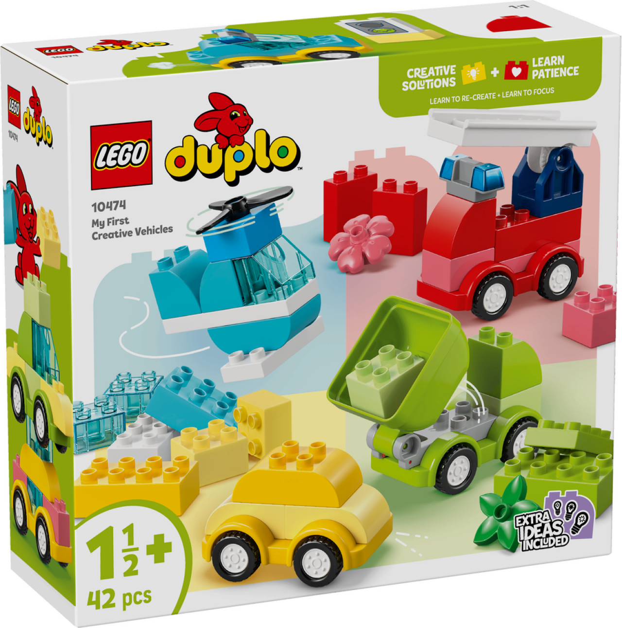 LEGO® Duplo 10474 Kreative Fahrzeuge Auto Hubschrauber Kipplaster Löschauto - Bild 14