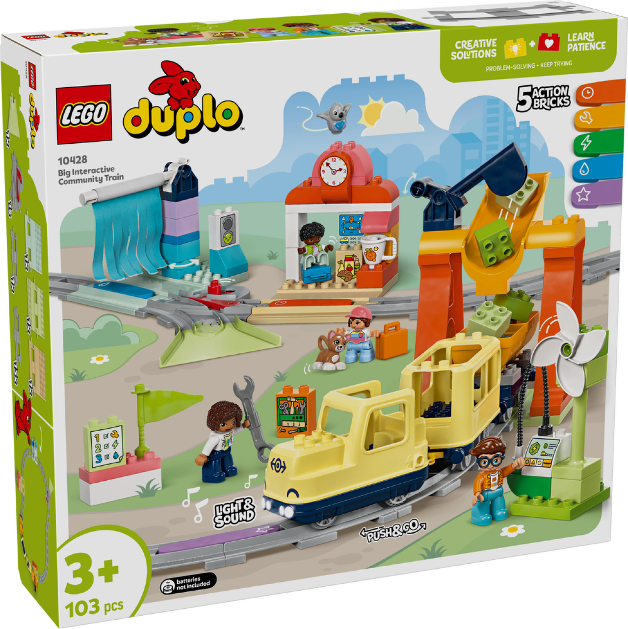 LEGO 10428 Grosse Interaktive Eisenbahn Klemmbausteine Bausatz - Bild 11