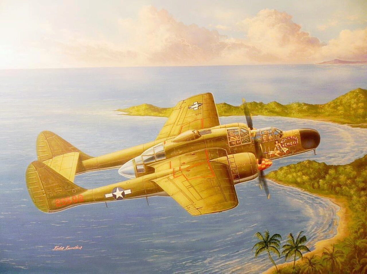 Hobby Boss Schwarz Us P-61A Black Widow - Image 2