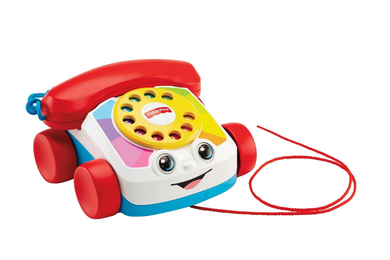 Mattel Fisher-Price FGW66 BB Plappertelefon Kinder  Spielzeug Telefon Nachzieh 