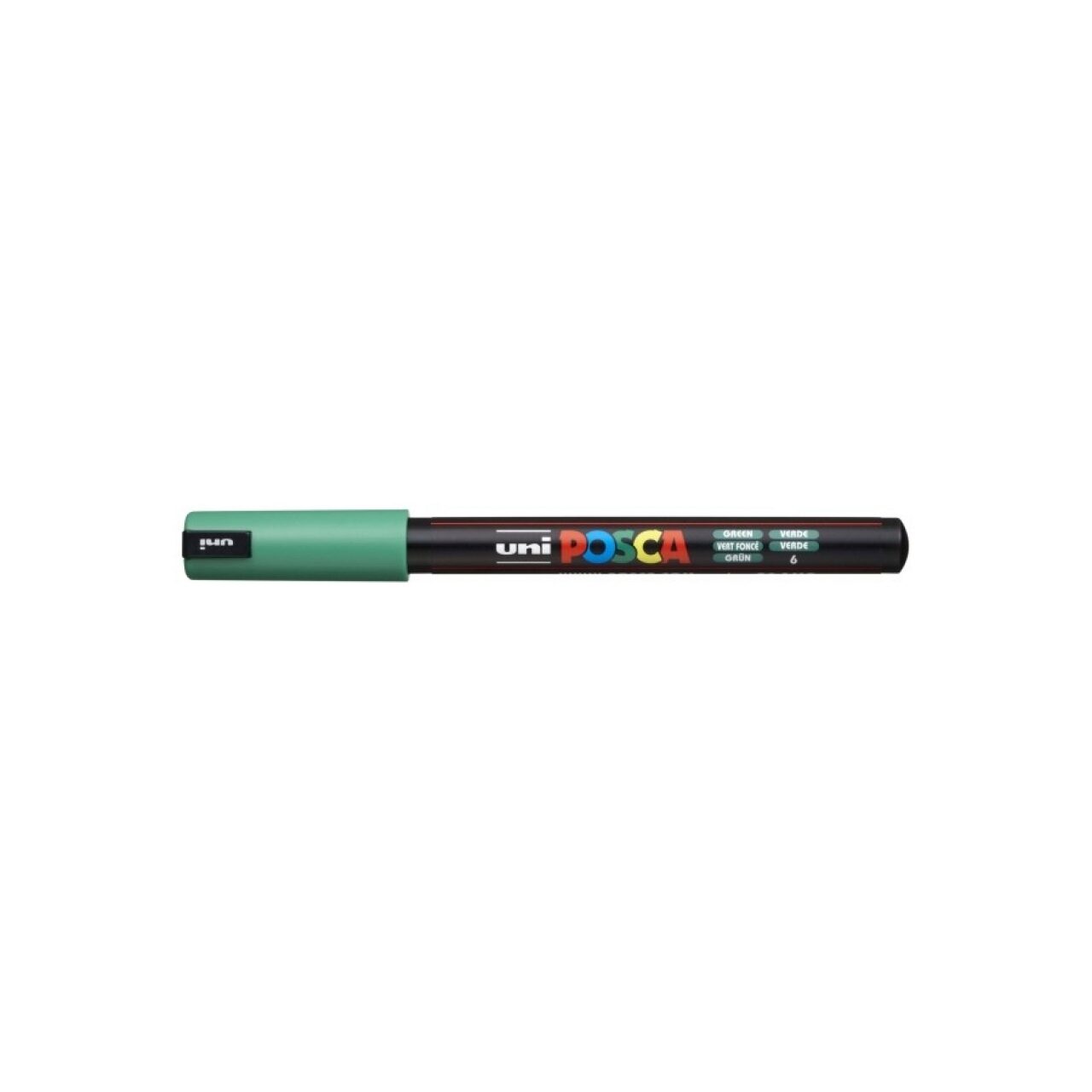 Faber Castell Schwarz Faber-Castell 181763 Marker Uni Posca Pc-1Mr Dunkelgrün