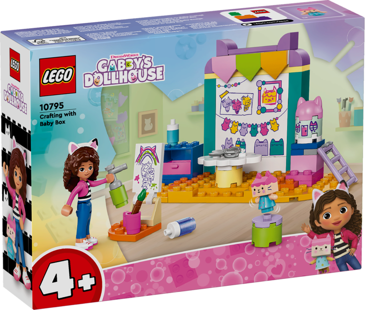 Lego® 4+ Damen Lego® Gabby's Dollhouse 10795 Bastelspaß Mit Baby Box