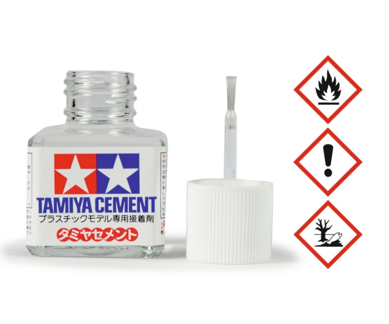Tamiya 87003 Plastikkleber mit Pinsel - 40ml - Bild 3