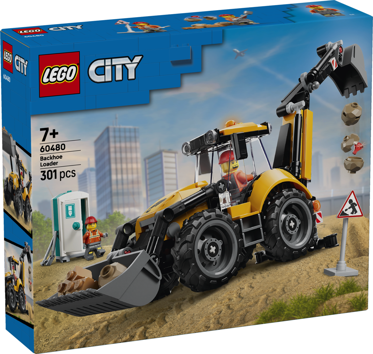 Lego® City Jungen 60480 Gelber Baggerlader