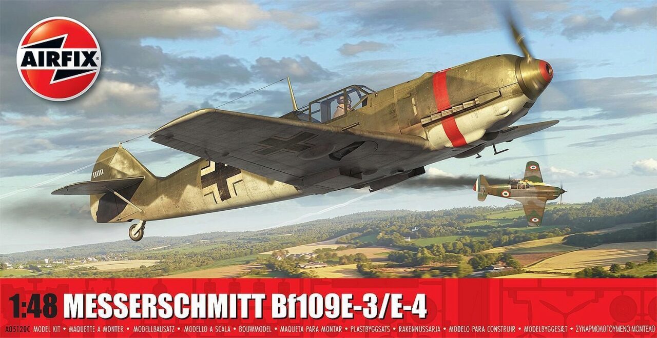Airfix A05120C Messerschmitt Bf109E-3/E-4 in 1:48 Bausatz Neu + OVP - Bild 5