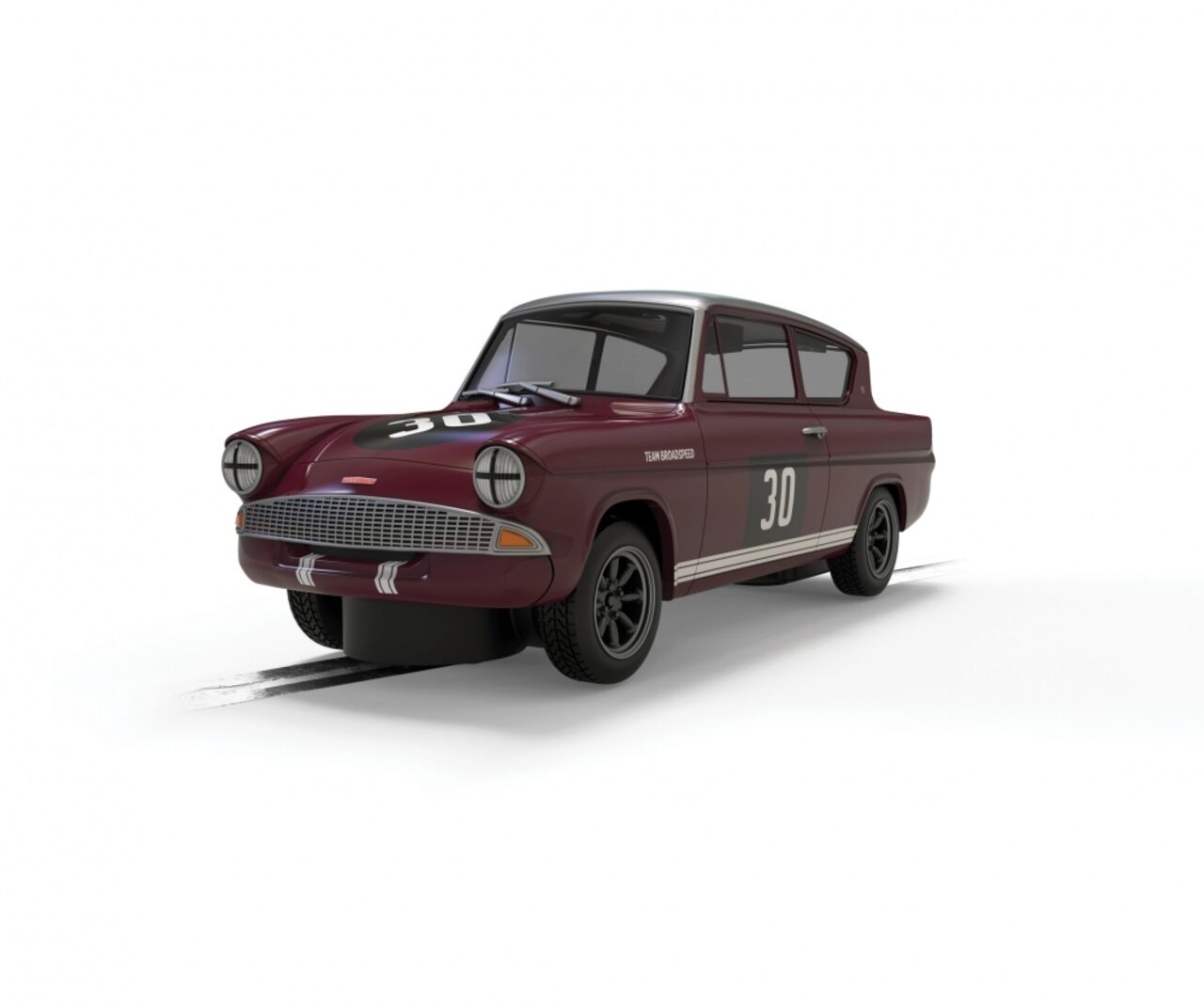 Scalextric Mehrfarbig Ford Anglia 105E - Broadspeed - Bild 3