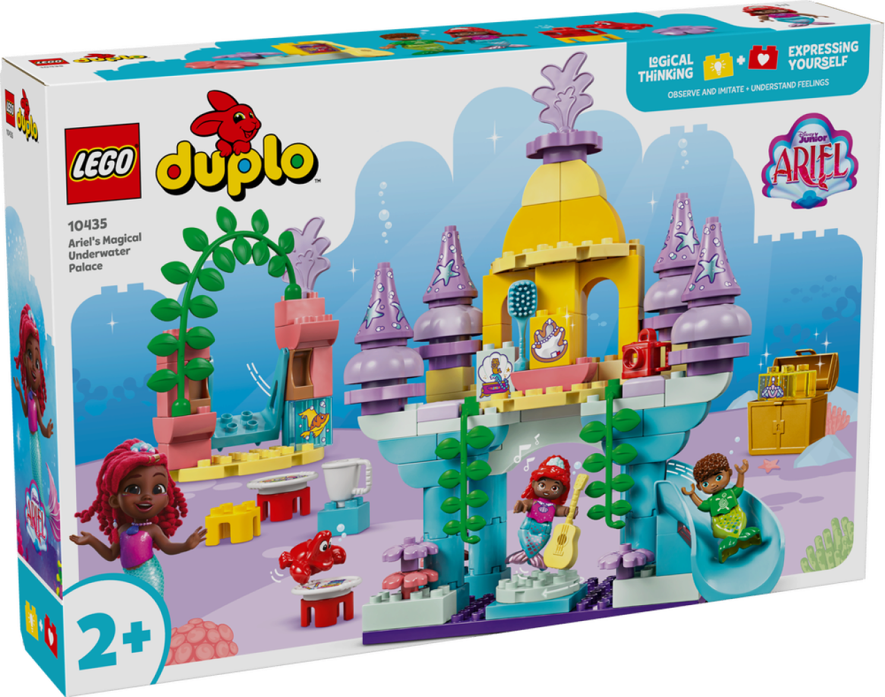 LEGO DUPLO Disney Arielles magischer Unterwasserpalast Schloss Spielzeug Figuren - Bild 8