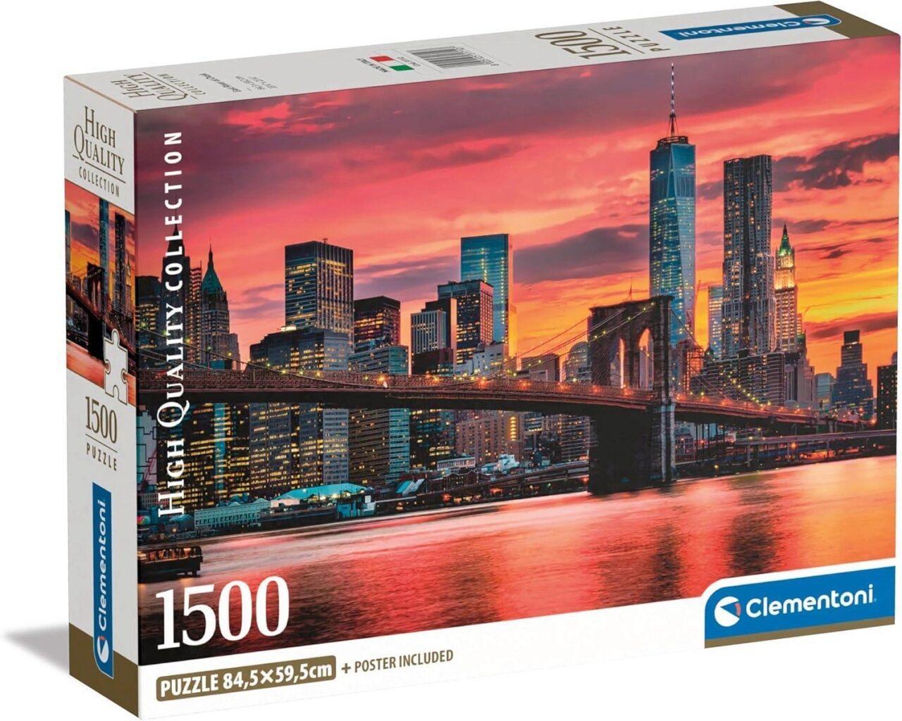 Clementoni 31712 Puzzle 1500 Teile High Quality Collection Compact