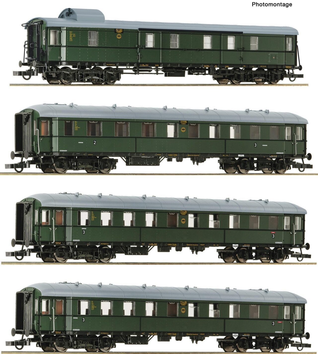 Roco 6200056 H0 4-Tlg. Set 1: „Zwickauer Traditionszug“, Dr, Ep. Iv