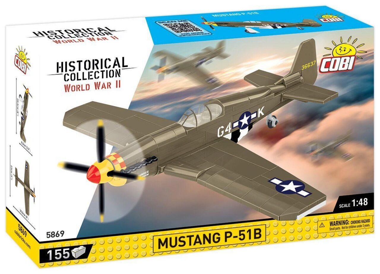 Cobi Mehrfarbig Mustang P-51B - Bild 5