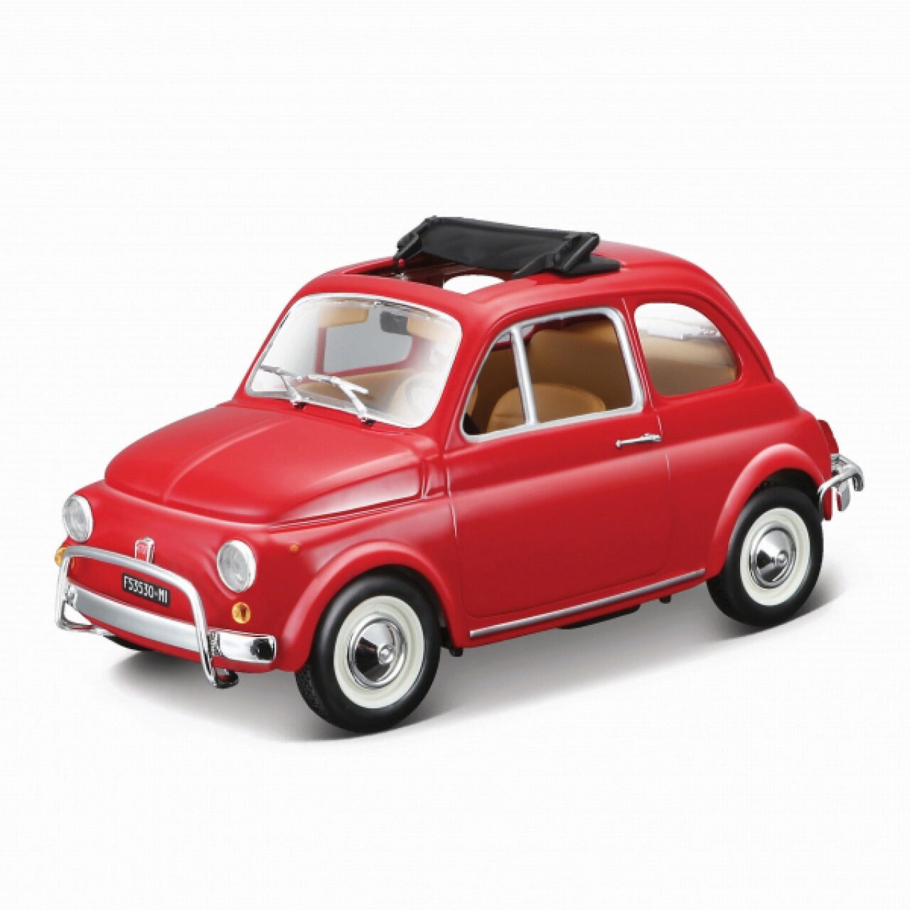 Bburago Rot 15622099 1:24 Fiat 500L (1968) - Bild 4
