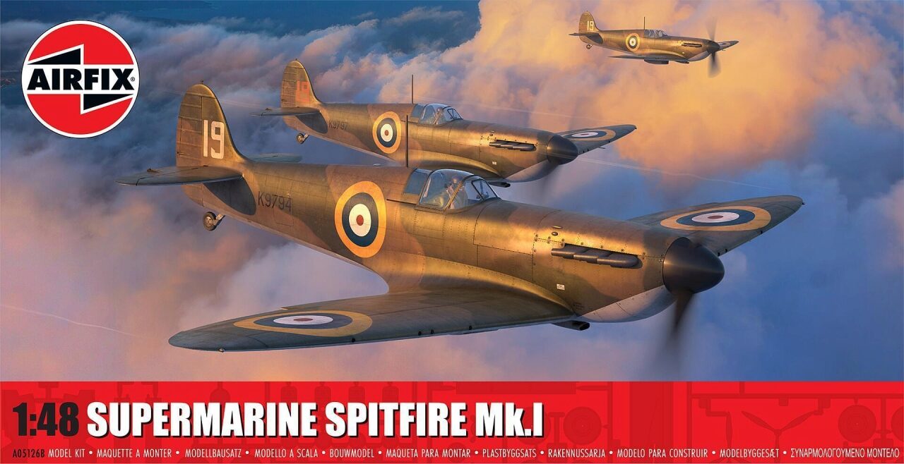Airfix A05126b 1:48 Supermarine Spitfire Mk.i - Bild 4