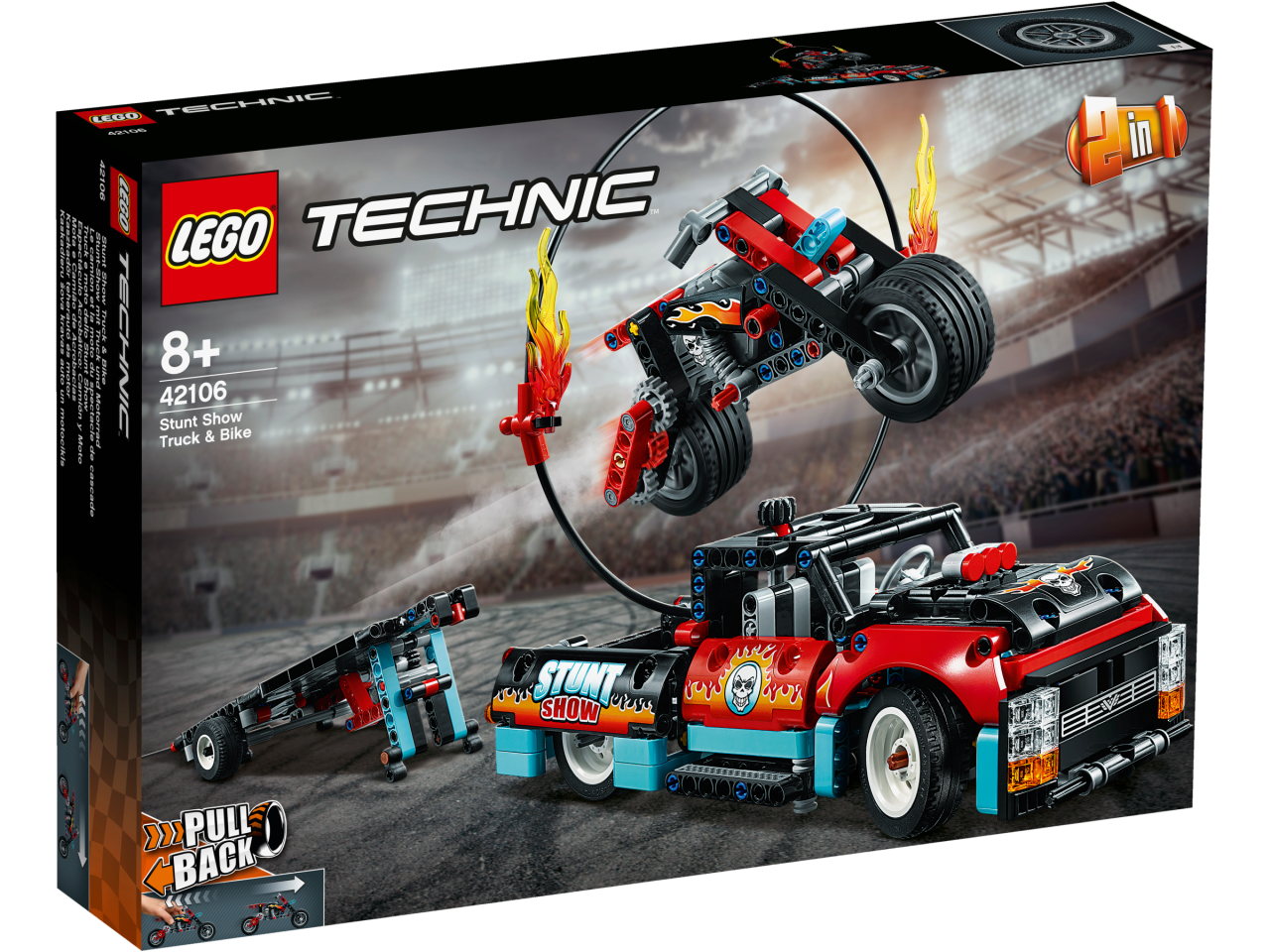 Lego® Technic 42106 Stunt-Show Mit Truck Und Motorrad - Bild 7