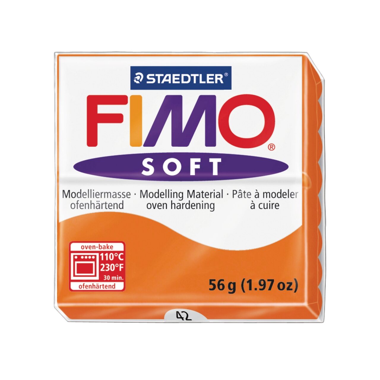 STAEDTLER FIMO soft 8020 - Materialpack á 57 g, mandarine - Image 5