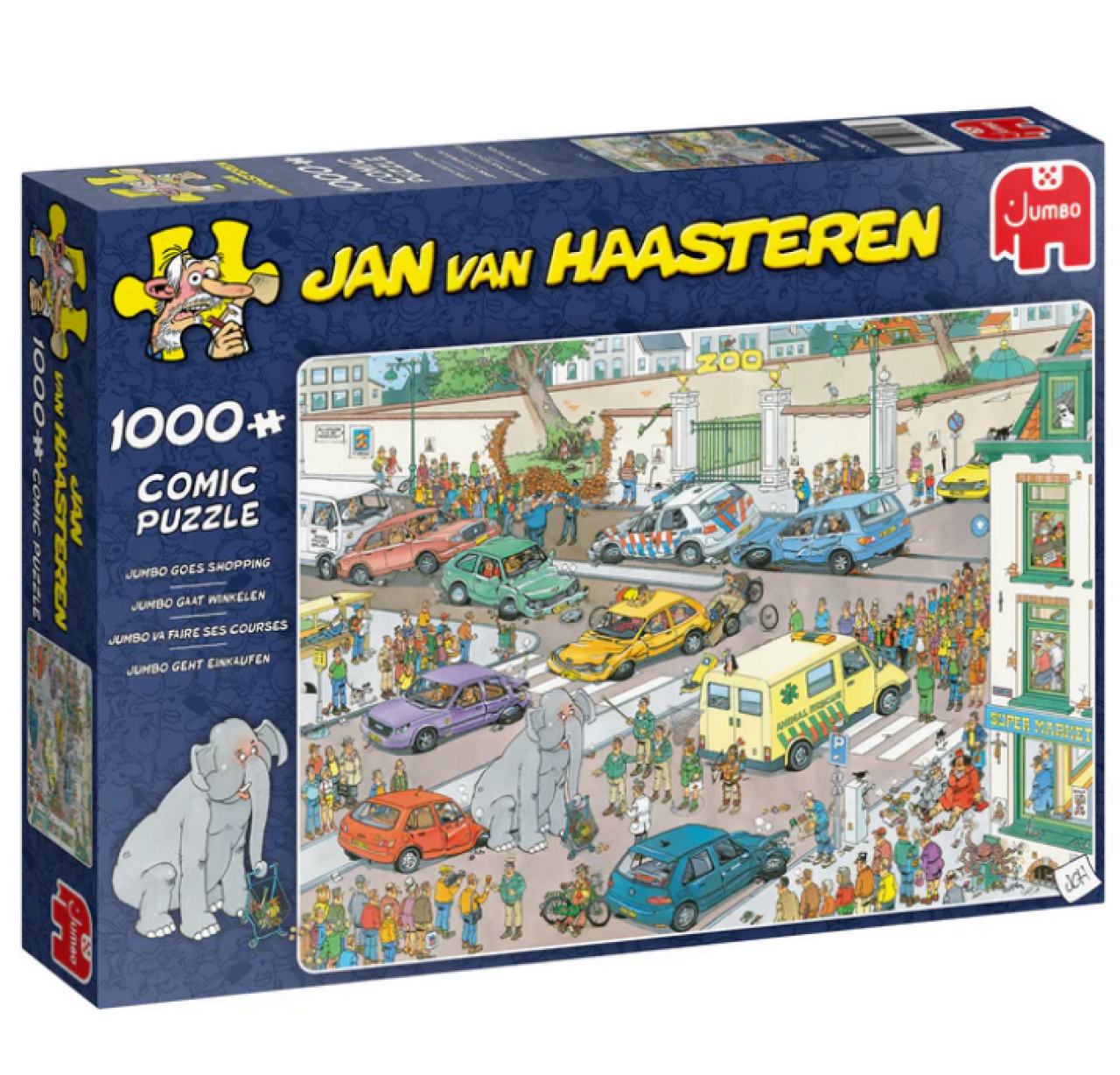 Jumbo Spiele 20028 Puzzle 1000 Teile Jan Van Haasteren - Jumbo Geht Einkaufen