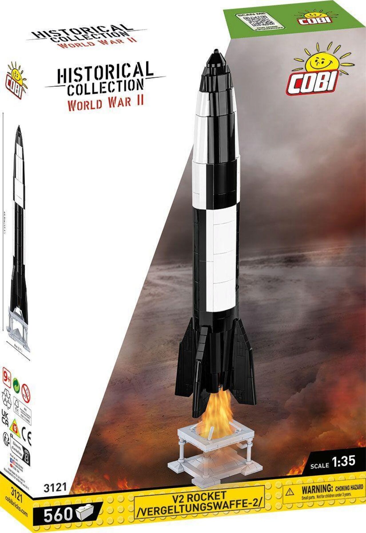 Cobi 3121 V2 Rocket Vergeltungswaffe-2 Bausatz Rakete sofort lieferbar!!! - Image 4