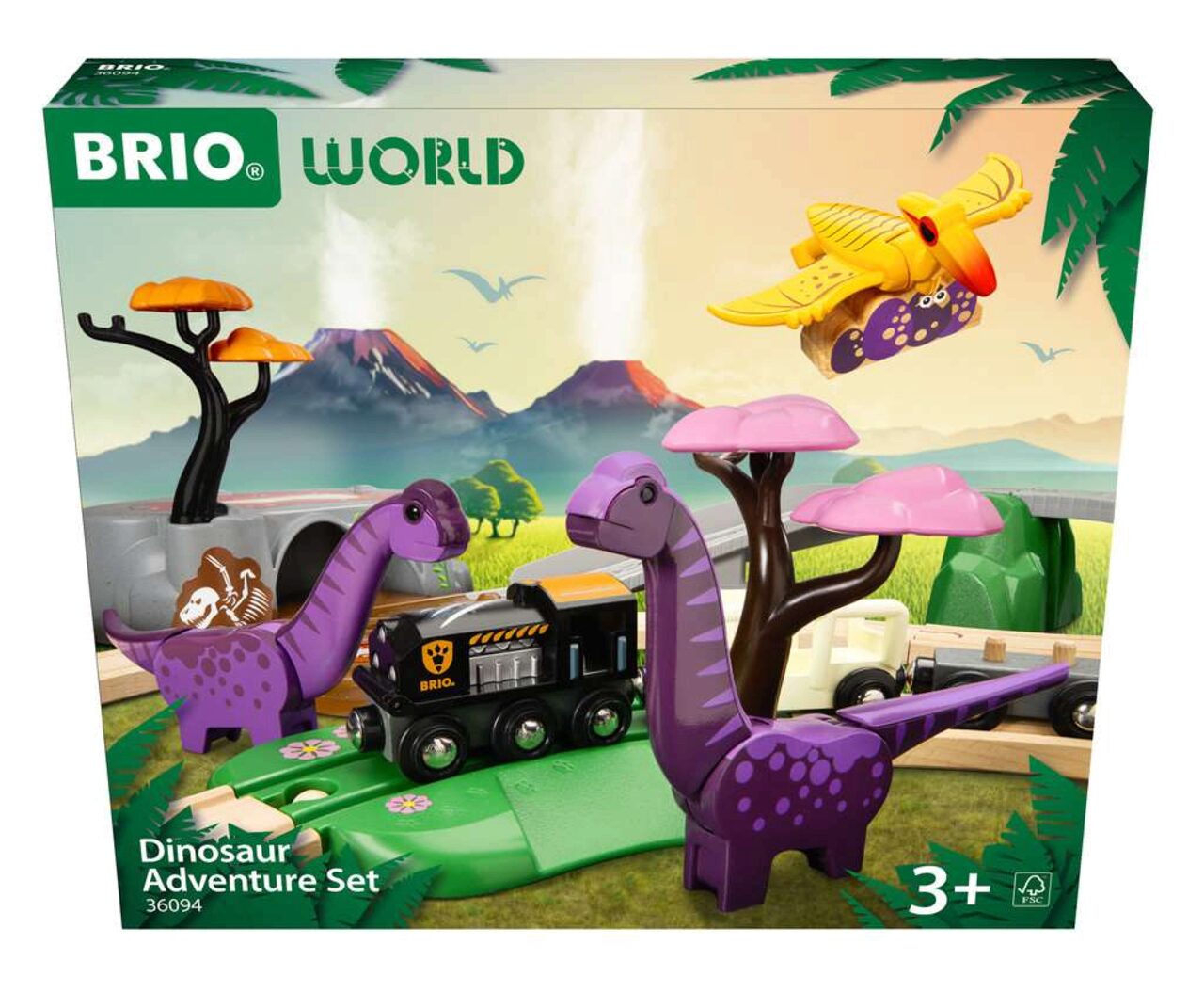 Brio Unisex Eisenbahn-Set Dinosaurier Abenteuer-Set Mehrfarbig Baby Größe 63,7 X Größe 63,2 X 15 Mm - Image 11
