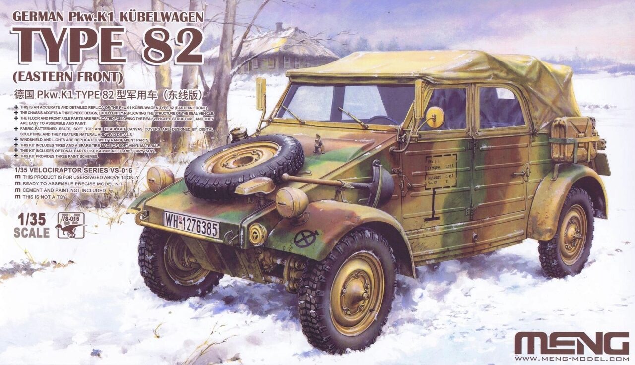 MENG-Model VS-016 German Pkw K1 Type 82 (Ostfront) in 1:35 Bausatz Neu+OVP - Bild 4