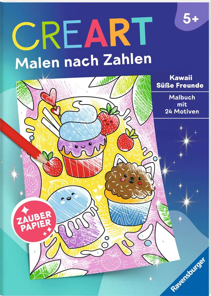 Amanda Püschel ~ CreArt Malen nach Zahlen ab 5 - Zauberpapier: ... 9783473488766 - Image 5